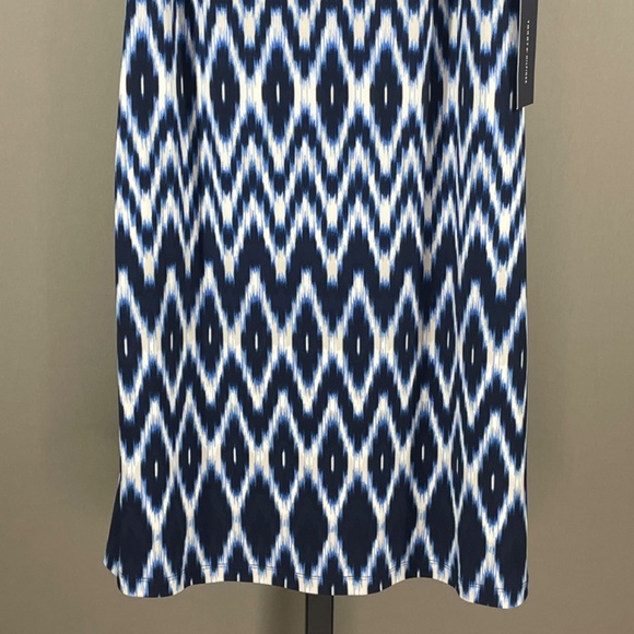 NEW Tommy Hilfiger Dress Womens 4 blue sheath colorful classic - Picture 3 of 10